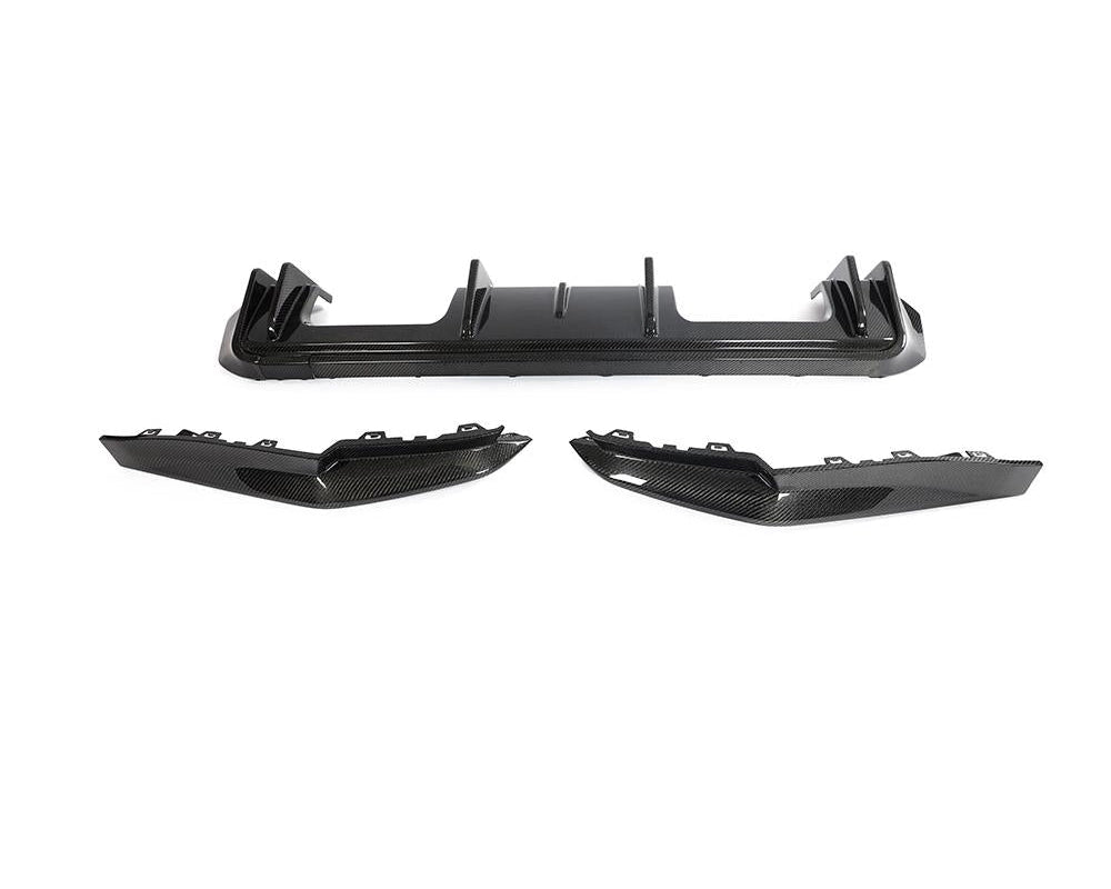 Carbon Fiber G82 G83 M4 Rear Bupmer Diffuser Side Splitter for BMW G82 G83 M4 2021-2023