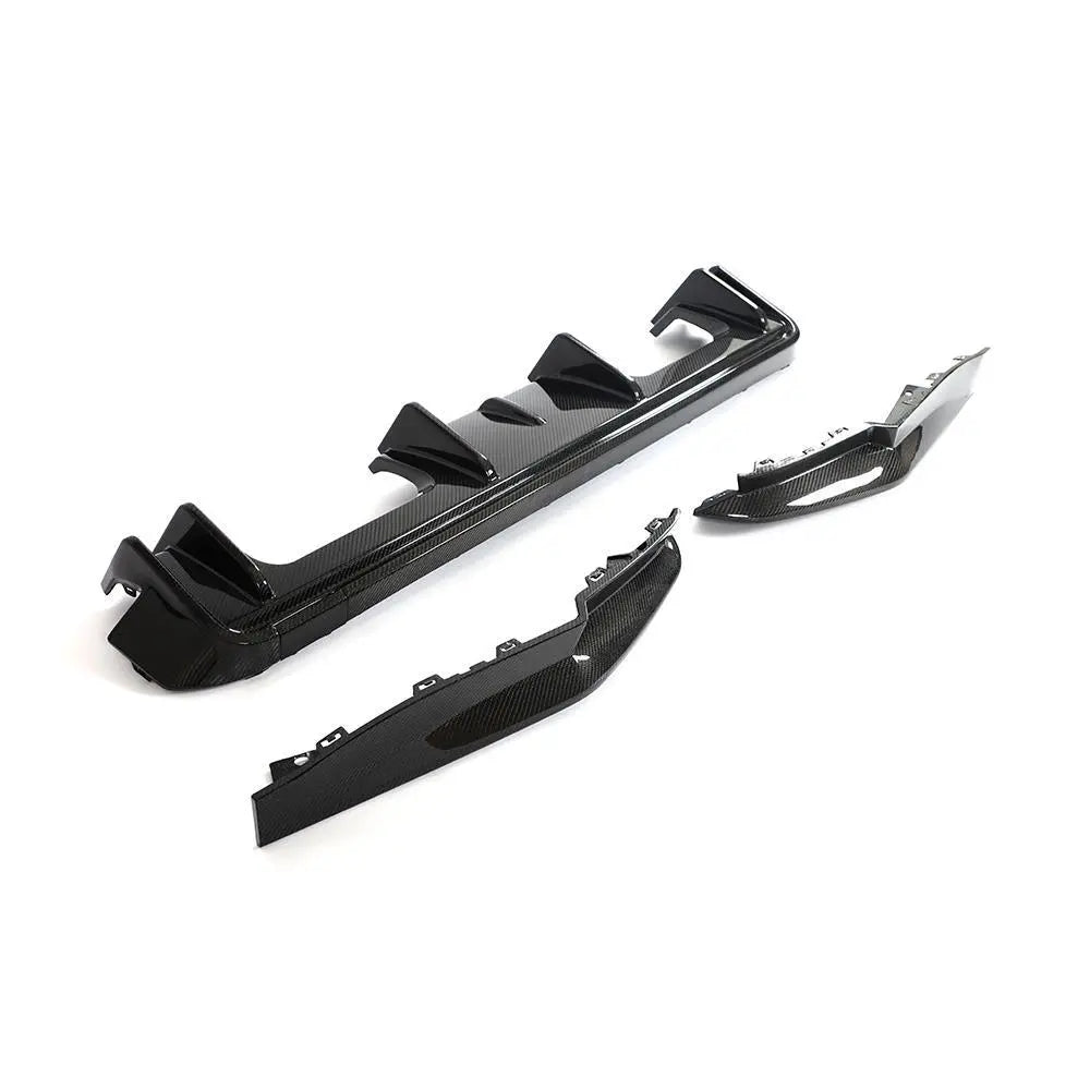 Carbon Fiber G82 G83 M4 Rear Bupmer Diffuser Side Splitter for BMW G82 G83 M4 2021-2023