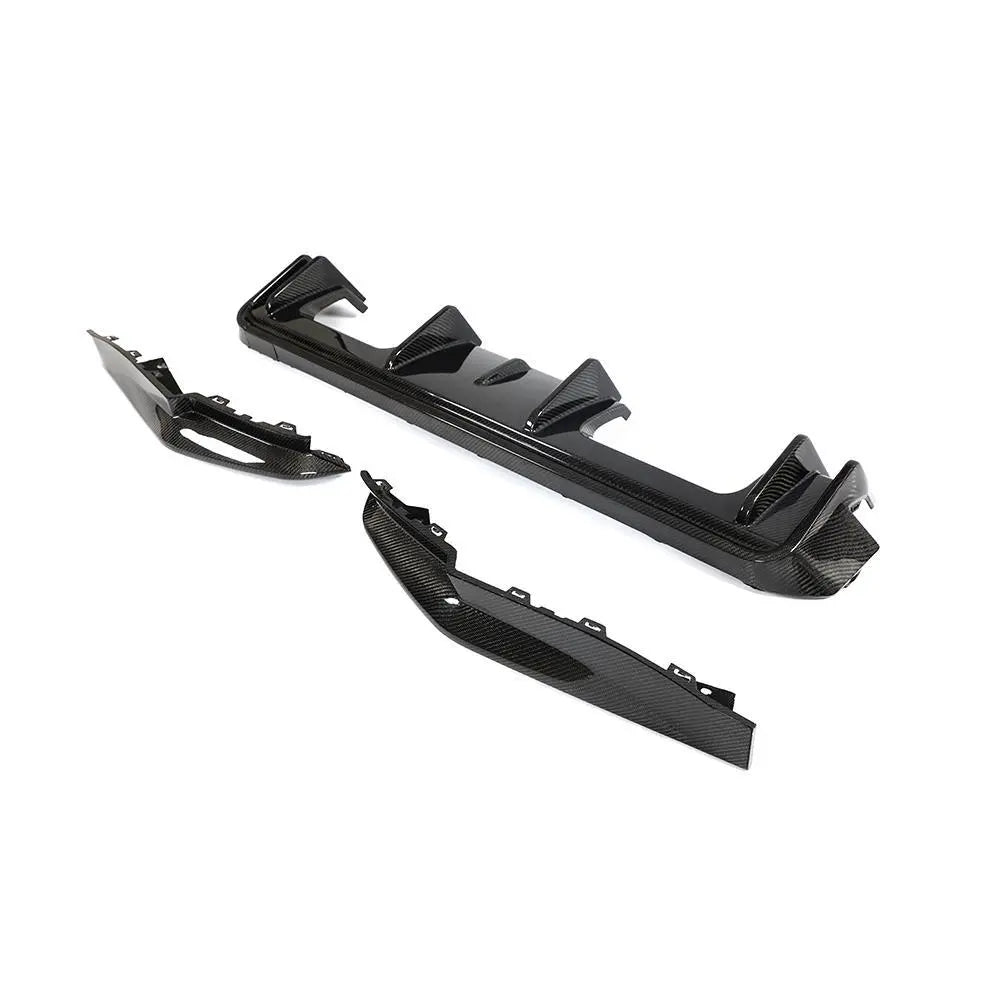 Carbon Fiber G82 G83 M4 Rear Bupmer Diffuser Side Splitter for BMW G82 G83 M4 2021-2023