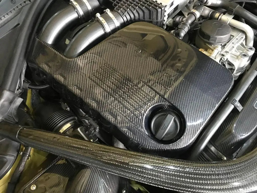 Carbon Fiber Engine Cover for BMW F80 M3 F82 M4