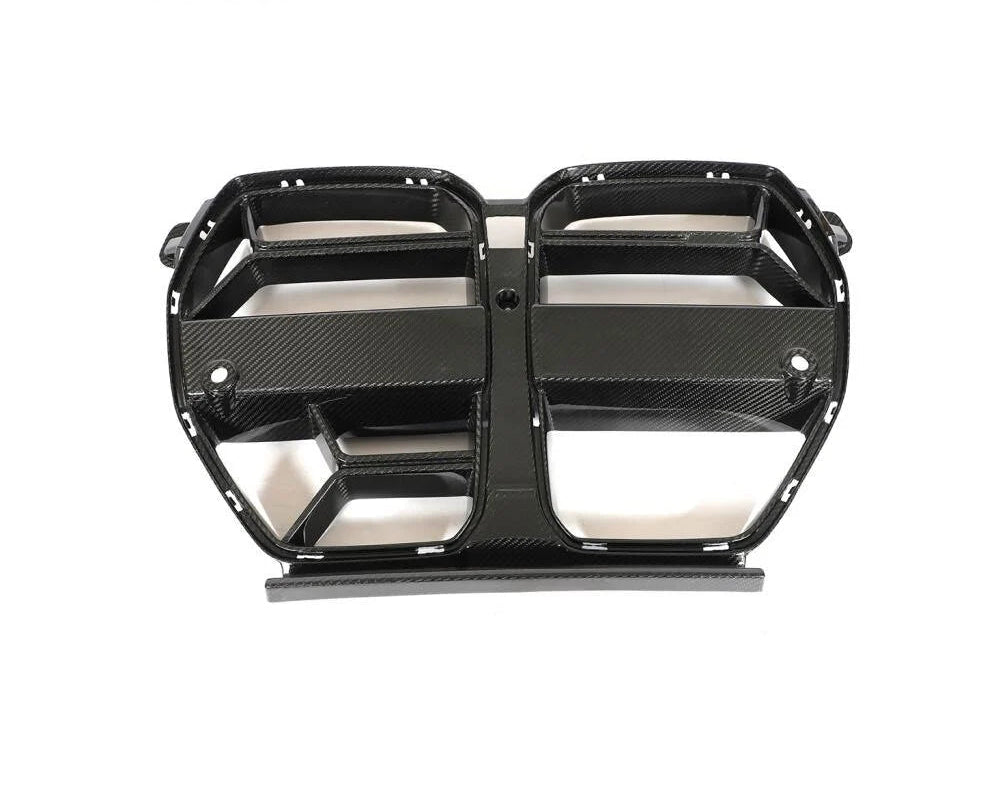 Dry Carbon Front Bumper Kidney Grille For BMW G80 M3 G82 G83 M4 2021 2022 With ACC
