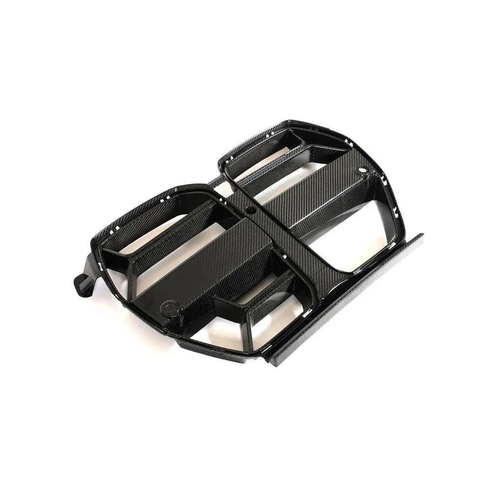 Dry Carbon Front Bumper Kidney Grille For BMW G80 M3 G82 G83 M4 2021 2022 With ACC